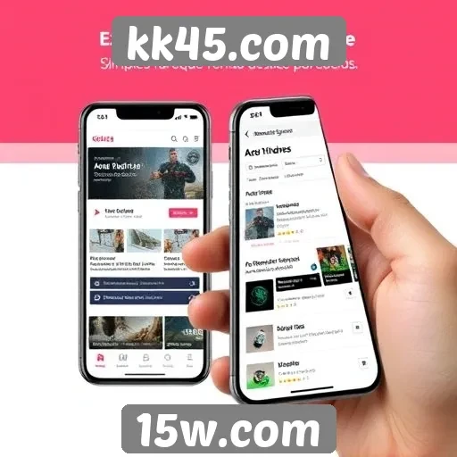 Experiência mobile no site kk45.com é avaliada